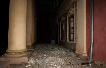 An image released by the Odesa Fine Arts Museum November 6 after an overnight Russian attack. [Odesa Fine Arts Museum]