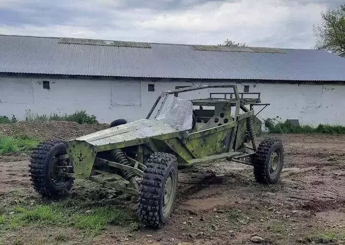 'It's like an ant that has a deadly bite,' Sadyk said of his buggies. [Vladimir Sadyk personal archive]