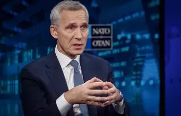 Secretary General of NATO Jens Stoltenberg talks during an interview with AFP in Brussels on November 27. [Simon Wohlfahrt/AFP]