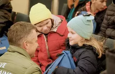 Ukraine has managed to repatriate only 128 of the thousands of children illegally deported to Russia. Children are pictured in Kyiv on February 2. [Anton Kuleba/Save Ukraine]