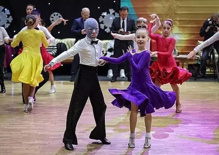 At the end of this past summer, Roman and his father were able to take a short trip to Ukraine. During the four months they spent in Lviv, Roman did not miss a single rehearsal for his courses in dance and accordion playing and even participated in competitions. He won first place in both categories. [Yaroslav Oleksiv personal archive]