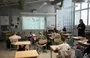 
Pupils attend a lesson in Russian at the Itä-Suomen school in Lappeenranta, Finland, on April 17. [Alessandro Rampazzo/AFP]        