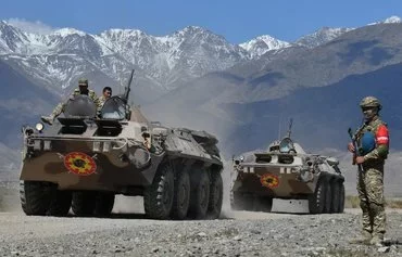 Moscow and its closest ally Minsk hope military drills in Kyrgyzstan and Kazakhstan will show the alliance still has geopolitical relevance. Participants of drills at the Edelweiss training area in Balykchy, northern Kyrgyzstan, are pictured September 11. [Vyacheslav Oseledko/AFP]