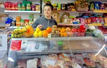 Продуктовый магазин. Воронежская область, 26 ноября. [Юрий Губин]